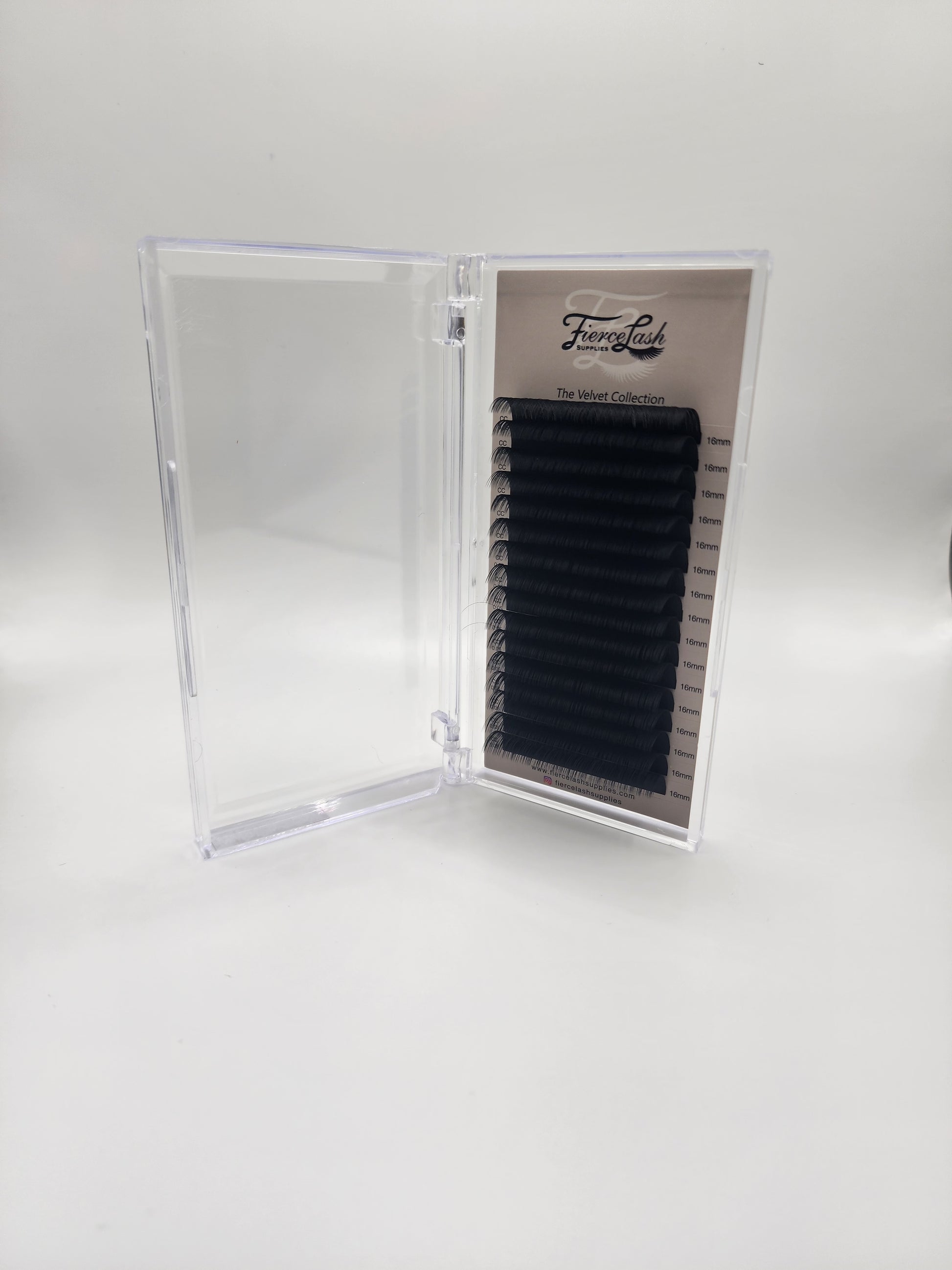 Jet Black Lashes - 0.05 Premium Lashes - Fierce Lash Supplies