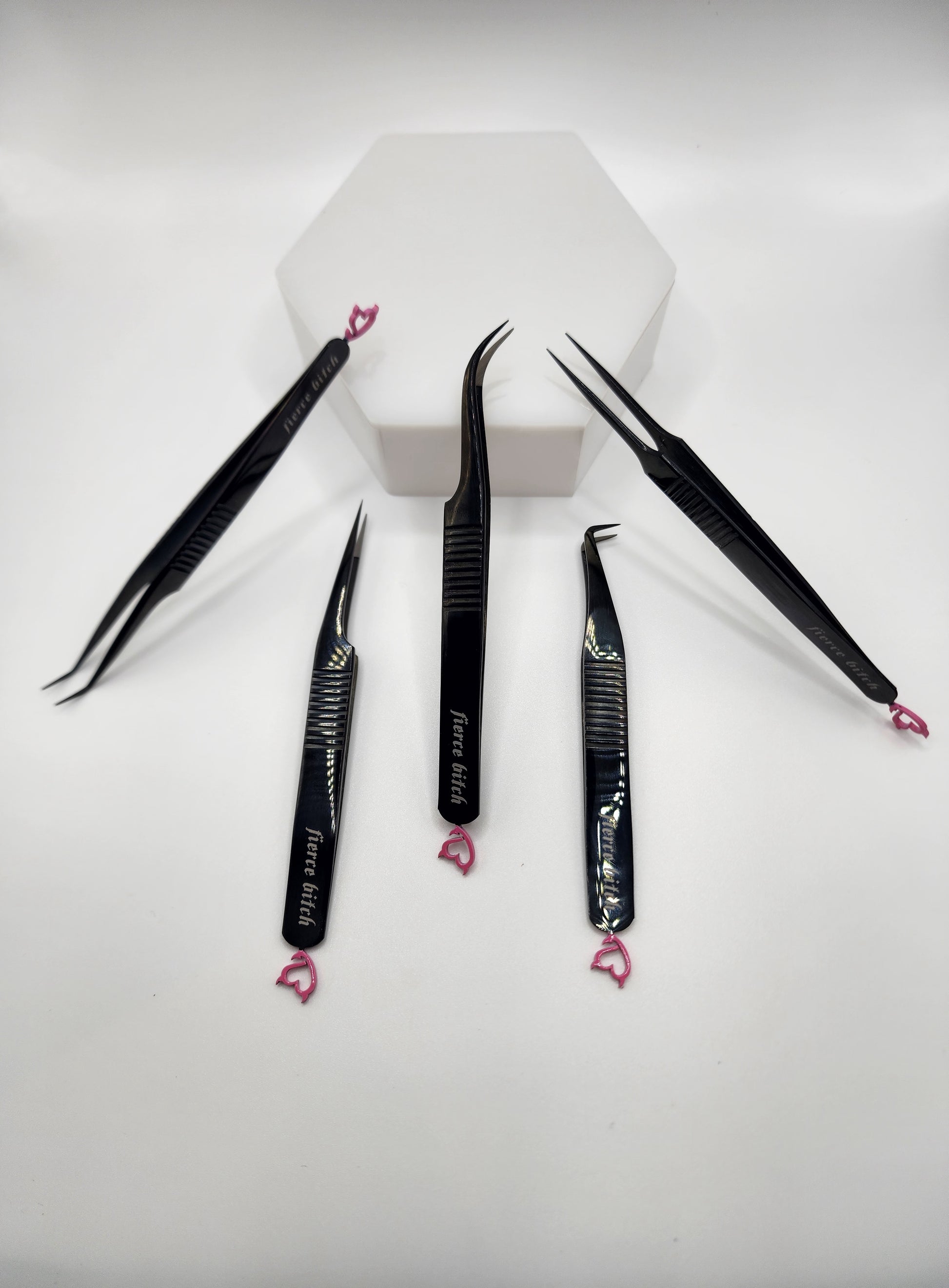 Tweezers For Eyelash Extensions - Fierce Bitch - Fierce Lash Supplies